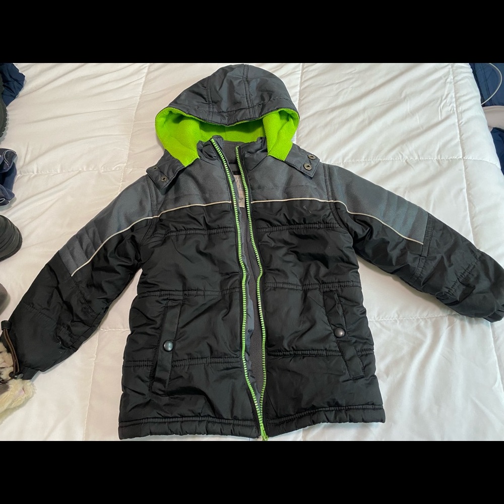 Winter boy hoodie jacket puffer